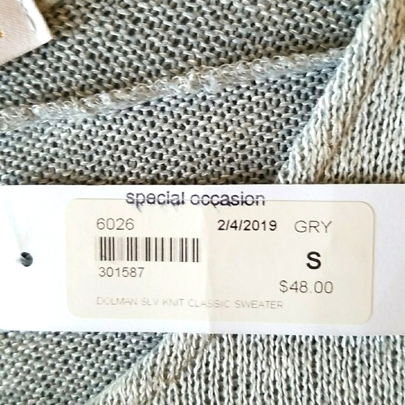 Grey knit blouse - Picture 1 of 4